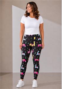 Deluxe Leggings Llama and Cactus
